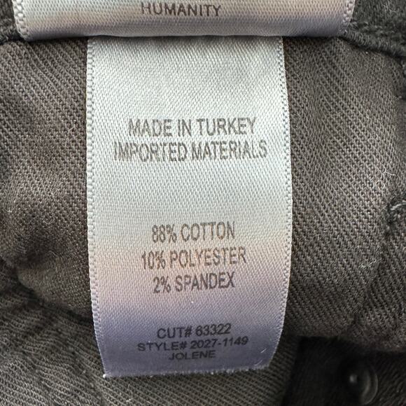 Citizens of Humanity Jolene High Rise Vintage Slim Plush Black - Picture 7 of 11